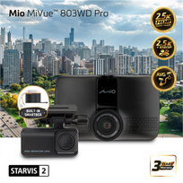 Mio Front & Rear Dual Dash Cam with HDR | MiVue 803WD Pro | GPS | Wi-Fi | 5415N9260038