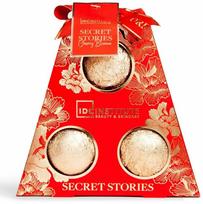 Vonios bombų rinkinys IDC Institute Secret Stories, 300 g, 3 vnt.