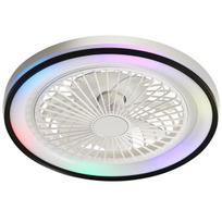 Lubų ventiliatorius, 19 colių, DC variklis, RGB, 6 greičiai, 1 vnt