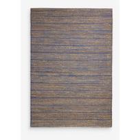 Rankų darbo mėlynos spalvos iš džiuto mišinio kilimas 120x170 cm Hurley – MADE