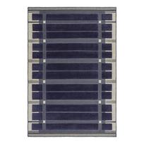 Rankų darbo tamsiai mėlynos spalvos/smėlio spalvos iš vilnos kilimas 120x170 cm – Asiatic Carpets