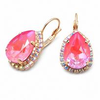 Auskarai „Celestial Drop III (Lotus Pink DeLite)“ su Swarovski® kristalais