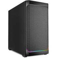 Sharkoon Kompiuterio korpusas MK4 RGB Strip 4044951041756, mATX, 2x USB 3.0, 1x USB Type-C, 2x 120mm ventiliatoriai