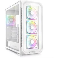 Sharkoon kompiuterio korpusas AK5G RGB 4044951041848, baltas, ATX, 2x USB 3.0, 1x USB Type-C, 4 ventiliatoriai, grūdintas stiklas