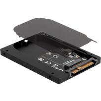 DeLOCK 2.5? converter U.2 SFF-8639 to M.2 NVMe (black, Key M – 7 mm)