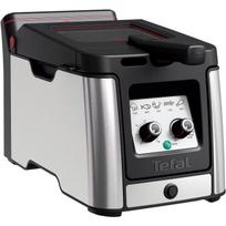 Tefal gruzdintuvė Clear Duo FR600D, 2000W, 220-240V, 150-190°C, 30 min laikmatis, 1.2kg, 650g, nerūdijantis plienas, juoda