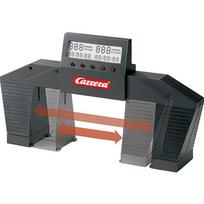 Carrera elektroninis ratų skaitiklis 20071590, juodas, plastikas, 2 juostos, 1s-99min, 1-999 ratai, starto signalas, nuo 8 m.