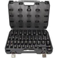Awtools smūginio galvučių rinkinys AW38696BL, 1/2", 30vnt, 9-30mm, 19 trumpos, 19 ilgos, CrMo plienas, juodas fosfatas