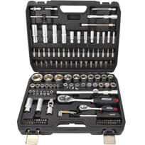 Awtools įrankių rinkinys AW39144BL, 144 vnt., 1/2 colio, 1/4 colio, 72 dantys, CrV plienas, antgaliai, galvutės, adapteris