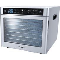 Steba Elektrinis maisto džiovintuvas ED 80 Steel Deluxe 05-57-00, 500W, 30-85°C, 8 padėklai, 0,67m², 24h laikmatis, LED ekranas