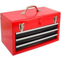 Awtools įrankių dėžė AW30963, 3 stalčiai, 450x240x270mm, 0.5mm/0.7mm plienas, 500kg, 20kg, su užraktu