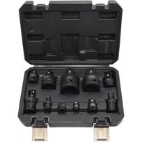 Awtools smūginio lizdo adapterio ir pasukamo lizdo rinkinys AW38724BL, 11 vnt, 1/2"x3/8", 3/4"x1/2", 1"x3/4", 3/4x1", 1/2"x3/4"