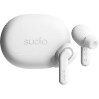 Sudio Ausinės E4 Pro E4PROWHT, 24 ohm, 10 mm, 90 dB, Bluetooth 6.0, 6 h, 15 m, triukšmo slopinimas, mikrofonas, USB Type-C