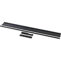 GTV AXIS PRO set for internal drawer (D), panel+rail+connectors, panel H=110 mm, black (C)