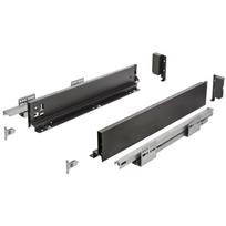 AXIS PRO GTV Drawer, H=86 mm, L=400 mm, push to open, full extension, black (C)