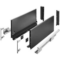 AXIS PRO GTV Drawer, H=200 mm, L=350 mm, soft-close, full extension, black (C)