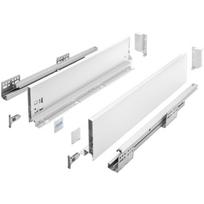 Gtv stalčius PB-AXISPRO-KPL250B1, 250mm, 40kg, pilnas ištraukimo, soft close, plienas, baltas
