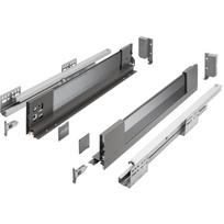 AXIS PRO GTV drawer H=84, L=550, soft-close, side with glass, anthracite