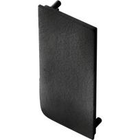 End cap for L profile - full, VELLO handleless system with LED function, black left (10 pcs / pack)