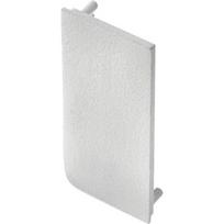 End cap for L profile - full, VELLO handle-free system with LED function, gray left (10 pcs / pack)