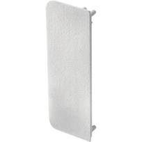 End cap for C profile - full, VELLO handleless system with LED function, gray (10 pcs / pack)
