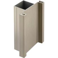 Gtv aliuminio profilis PA-VELLO-TD3M-06, 3000mm, 40mm, šlifuotas plienas, be rankenėlių sistema, dvipusis T profilis