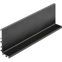 Gtv aliuminio profilis PA-VELLO-L4M-20M, 4100mm, 24mm, 56mm, juodas matinis, rankena, LED apšvietimas, anoduotas, pjaustomas