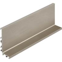 Gtv aliuminio profilis VELLO PA-VELLO-L4M-06, 4100mm, 24mm, 56mm, šlifuotas plienas, rankena, LED apšvietimas, pjaustomas