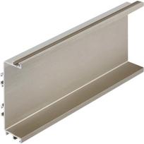Gtv aliuminio profilis VELLO PA-VELLO-C4M-06, 4100mm, 19mm, 72mm, rankena, LED apšvietimas, šlifuotas plienas, pjaustomas