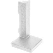 External connector VELLO L profile, white, (10 pcs/op.)
