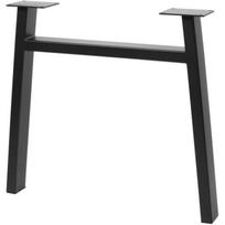 GTV INDUSTRIA NM-INDUSTRIA-H40-20M stalo koja, 710mm, 820mm, 80x40x2mm, plienas, juodas matinis, skersinis, veltinis įskaičiuotas