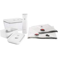 Zwilling Stiklo indų rinkinys Fresh&Save 36814-007-0, M/L, permatomas, baltas, plastikas, stiklas