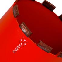 Distar Deimantinis vainikinis grąžtas šlapiam pjovimui RS8-X 10170085218, 132mm, 450mm, 1 1/4" UNC, armuotas betonas
