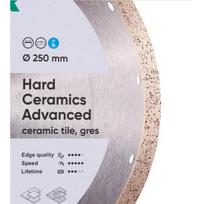 Distar Deimantinis pjovimo diskas 11120349019, 250mm, 1,5mm, 25,4mm, sausam pjovimui, plytelėms, keraminėms plytelėms