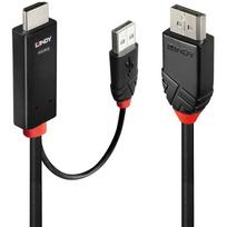 Lindy Adapter cable HDMI, DisplayPort (black/red, 2 meters)