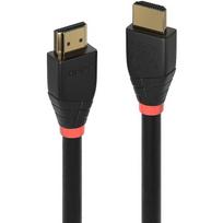 Lindy aktyvus HDMI kabelis 41016, 7.5m, 18Gbit/s, 4096x2160, 60Hz, HDMI 2.0, ARC, HEC, CEC, auksuoti kontaktai, PVC, varis