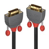 Lindy DVI-D Dual-Link Cable, Anthra Line (black/gray, 10 meters)