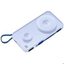 Atsarginis maitinimo šaltinis ("Power Bank") MagSafe 10000 mAh atsarginis įkroviklis su Lightning ir USB C kabeliu 3mk Mėlynas