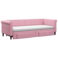 Sofa-lova vidaXL, 80x200 cm, rožinė