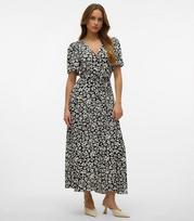 Vero Moda moteriška suknelė 10330301*01, juodas/baltas