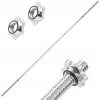 Platinum Fitness tiesus sriegiuotas grifas 180 cm 28 mm štanga su užspaudimais