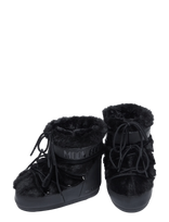 Moon Boot - Mb Icon Low Faux Fur - Aulinukai - Juoda