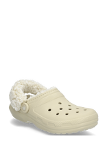 Crocs - Classic Fleece Lined Clog - Šlepetės - Kreminė spalva