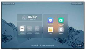 Televizorius Yealink MeetingDisplay 65'' 165,1 cm (65'') 3840 x 2160 px IPS Wi-Fi 6 (802.11ax) Juodas Bluetooth
