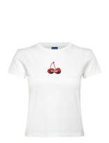 HUGO BLUE - 90'S Tee_B_1 - Marškinėliai trumpomis rankovėmis - Balta