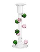 Anna + Nina - Multi Berry Candle Holder - Candle Holders - Marga / raštuota