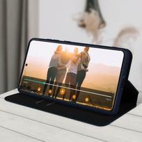Išmaniojo telefono dėklas - AVIZAR - Samsung Galaxy S21 FE - Kietas - Mėlyna naktis - Vaizdo palaikymas