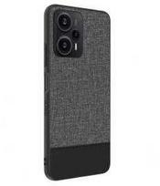 Dėklas iLike Xiaomi Redmi Note 12 / Poco X5 Plastic Leather Back Cover Gray