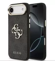 Guess 4G Big 4G Classic Logo užpakalinės dalies dėklas Apple iPhone Air - juodas / auksinis