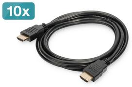 Digitus HDMI High Speed with Ethernet Connection Cable, Pack of 10 pcs
